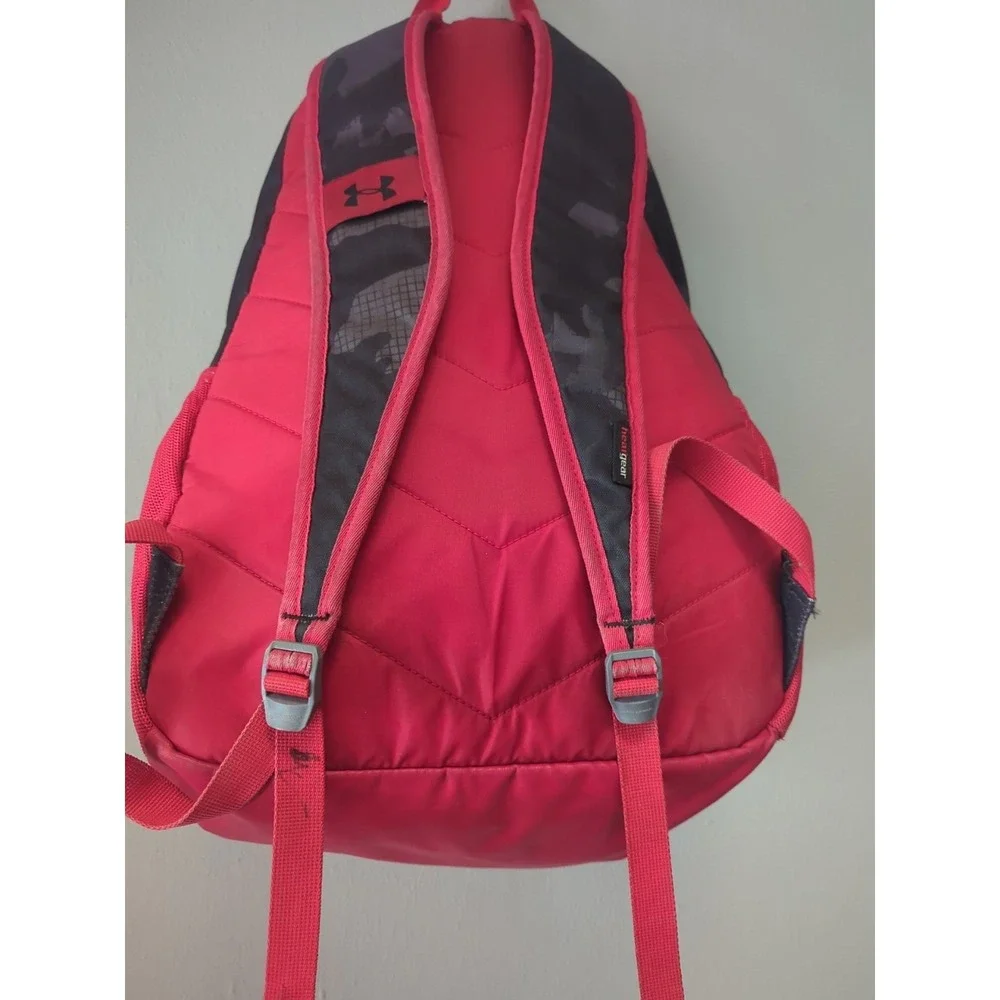 Under Armour Backpack With Laptop Slot Red‎ Black